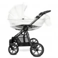 Babyactive Mommy Glossy White - wózek wielofunkcyjny, zestaw 2w1 z opcją 3w1 i 4w1 | Space Gray mgw04